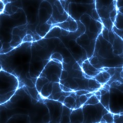Electric fractal image